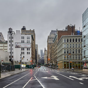 Lafayette Street Lockdown in New York Pandemic City Cp Krenkler Fotografie Fotokunst New York Fine Art Print