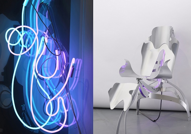 ANAÏS BORIE From dusk to dawn, cyborg chair, Photo setting: K11 artfoundation MORPH.LOVE 2019 ✨️ museum für kunst und gewerbe hamburg kunst in hamburg anais borie