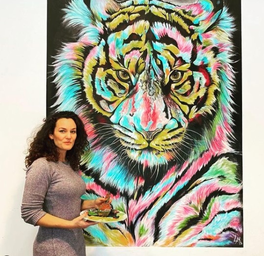 lisa mischke wandbild mural kunst entdecken arttrado online galerie kunstprojekte lisa mischke interview