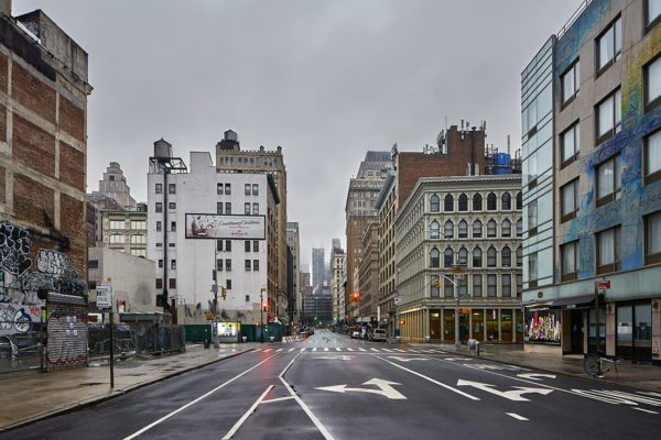 Lafayette Street Lockdown in New York Pandemic City Cp Krenkler Fotografie Fotokunst New York Fine Art Print