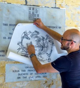 mario cassar ministry for gozo sacred rubbings art exhibition malta sacredrubbings cassar