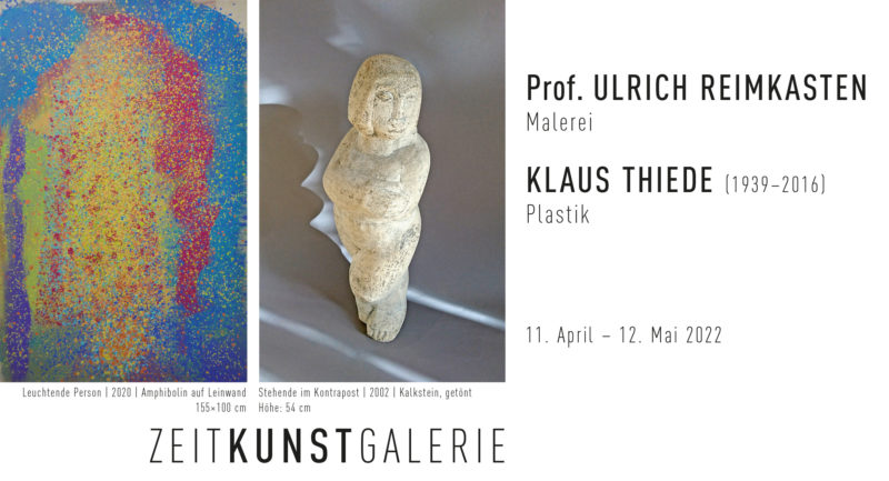 Zeitkunstgalerie Ausstellung in Halle: Ulrich Reimkasten und Klaus Thiede - Junge Kunst online entdecken auf www.arttrado.de -