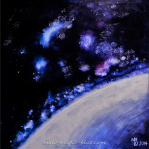 Kunst aus Österreich - ENERGY by MaLo Magic Blue - progressives Gemälde von MaLo - Kunstwerke von Mario Lorenz auf ARTTRADO magisches blau kunstwerk