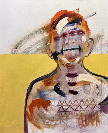 Deconstructed Portrait 329 by Tyler Scully - Ölgemälde von US-Künstler Tyler Scully auf arttrado entdecken. Surreale Porträts und Auftragsarbeiten...