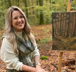 Kunst und Natur: SandrART: Sandra Lange über ihre energetische Malerei. Junge Kunst online entdecken auf arttrado.de - #healingartwork - Kunst kaufen online galerie erfahrung künstlerbetreuung junge kunst kunstmarkt naturenergien