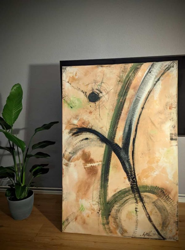 Kunst von Malte Wendland: PopArt aus Hannover: Junge Kunst online: First Pastell - Kunstwerk auf Leinwand BYMW. Kunst entdecken auf ARTTRADO Kunst verschenken künstler unterstützen kunstmarkt online galerie