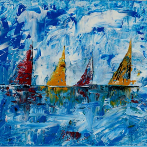 Segeln by Carmen Reichart - Kunst online auf ARTTRADO. Gemälde von Carmen Reichart und weitere Kunstwerke entdecken... Kunstmagazin Kunstnachrichten Kunstmarkt kunst kaufen online galerie arttrado künstler unterstützen
