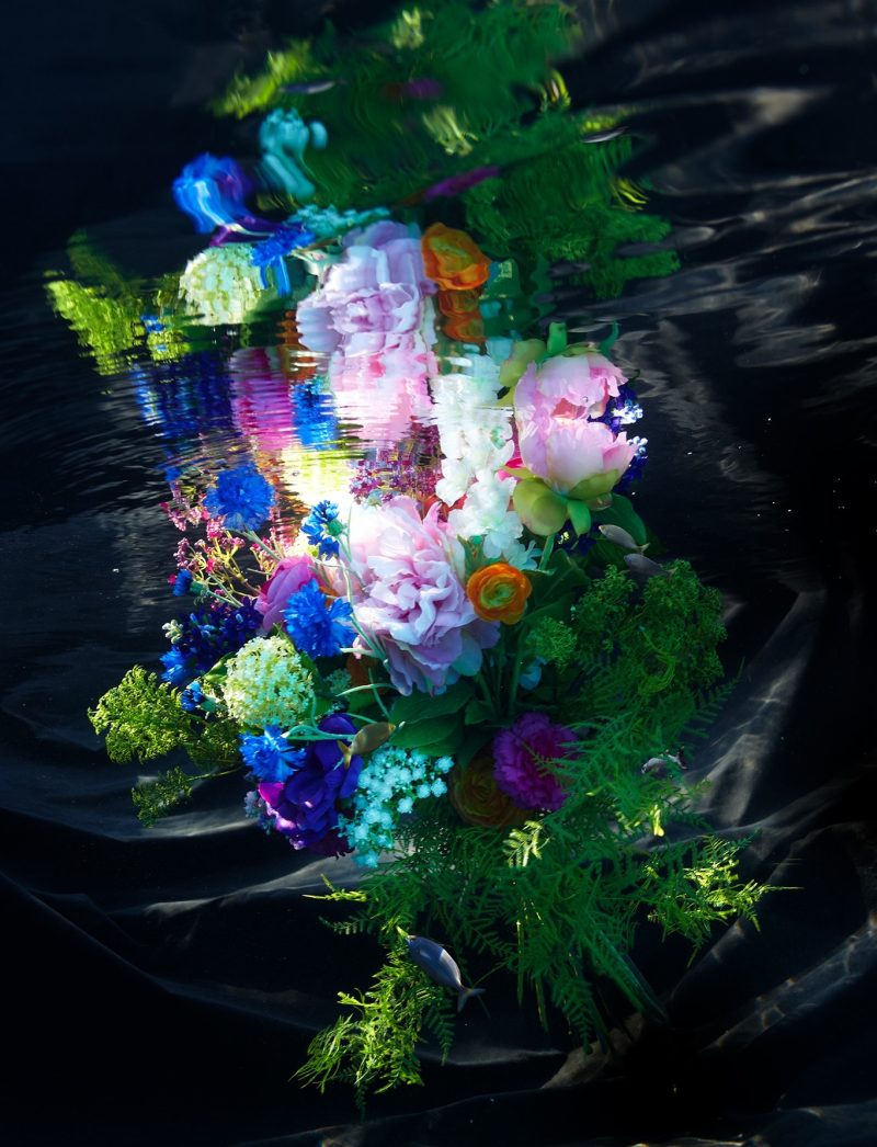 Gaby Fey in Erftstadt erleben: Tag der offenen Tür (8.–10. Mai 2026) mit Unterwasserfotografie, neuen Werken & persönlichem Austausch. Gaby Fey Werk aus der Serie Partion de fleurs.