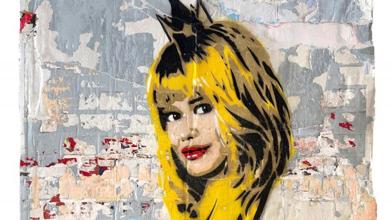 Claudia Schiffer Banane 2026. Niederrheintour 2026: Thomas Baumgärtel präsentiert 40 Werkgruppen an 40 Orten – ein Highlight für zeitgenössische Kunst und Street Art. Kunstveranstaltung entdecken auf arttrado. Plattform für Kunst und Kultur